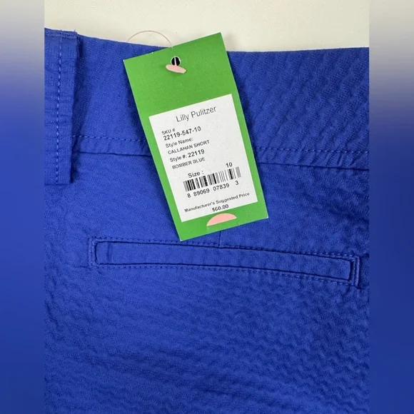 NWT Lilly Pulitzer The Callahan Short in Bomber Blue - Picture 3 of 3